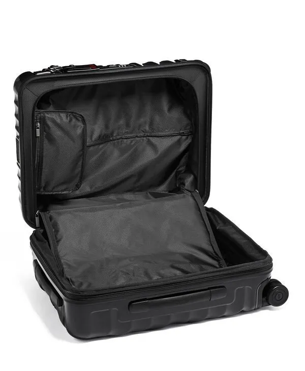 19 Degree Continental Expandable 4 Wheeled Carry-On -  Black