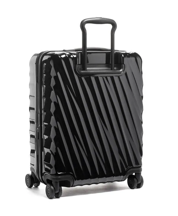 19 Degree Continental Expandable 4 Wheeled Carry-On -  Black