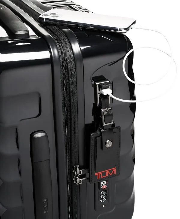 19 Degree International Expandable 4 Wheeled Carry-On -  Black