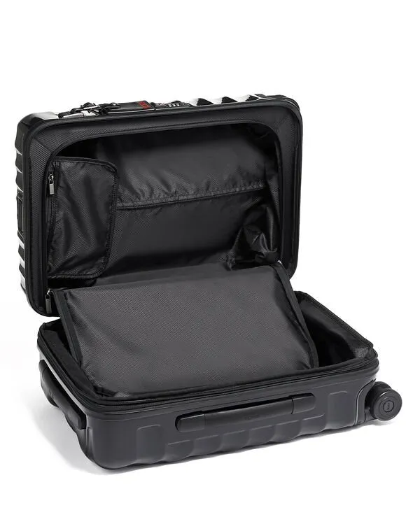 19 Degree International Expandable 4 Wheeled Carry-On -  Black