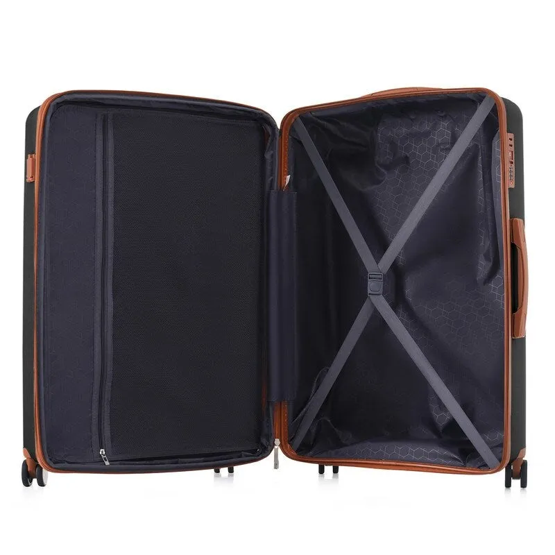 5PCS Expandable PP Lightweight Suitcase Luggage Sets with Travel Bag and Hanging Toiletry Bag