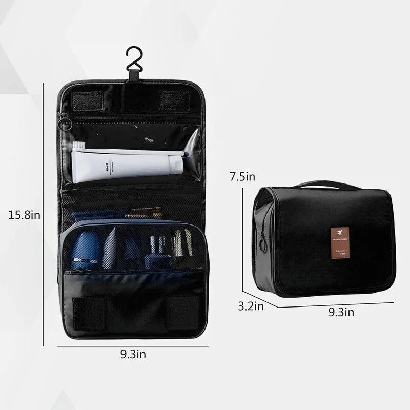 5PCS Expandable PP Lightweight Suitcase Luggage Sets with Travel Bag and Hanging Toiletry Bag
