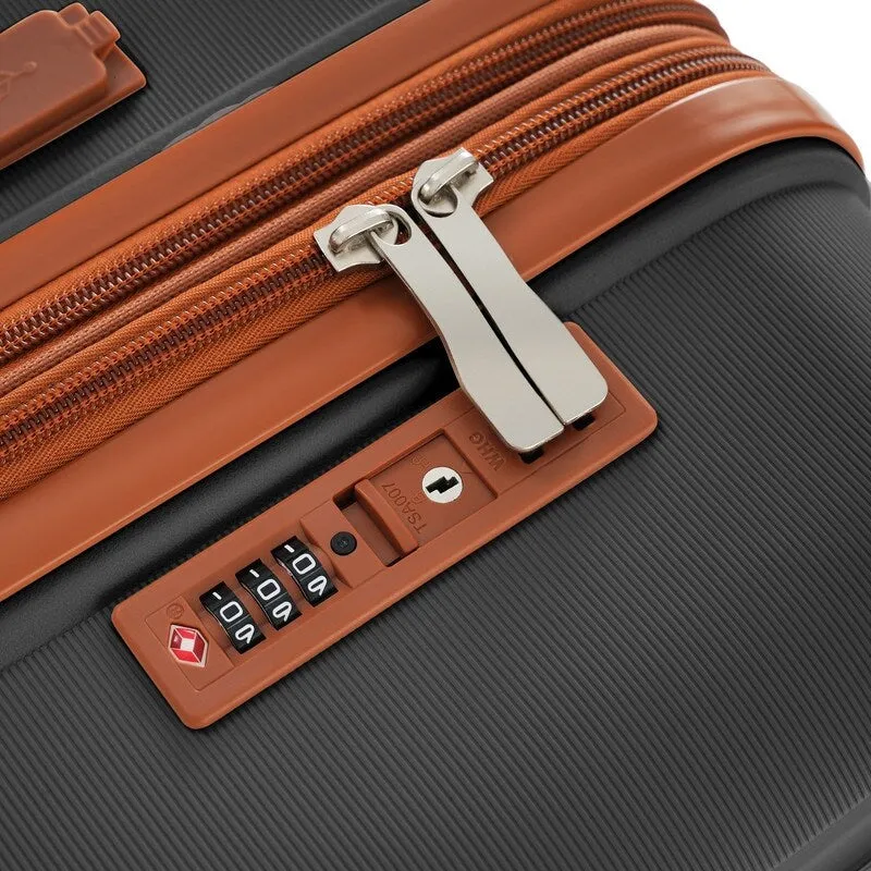 5PCS Expandable PP Lightweight Suitcase Luggage Sets with Travel Bag and Hanging Toiletry Bag