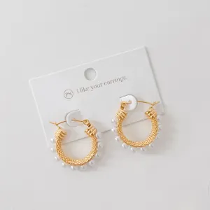 Angel Of The Sea Hoop Earrings WATERPROOF