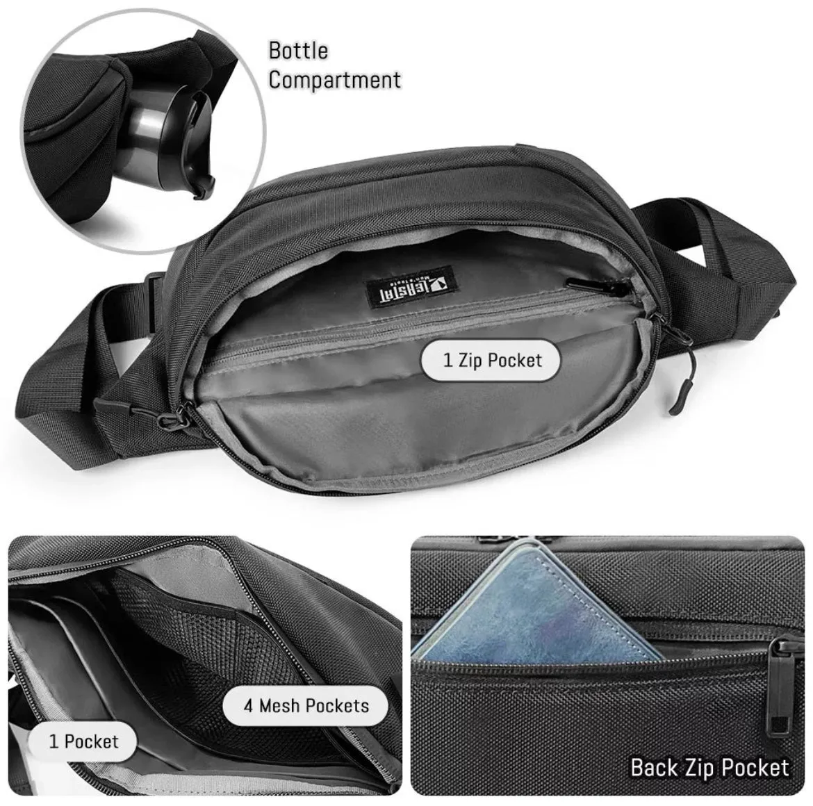 Beatnik Crossbody Bag Fanny Pack Waist pouch