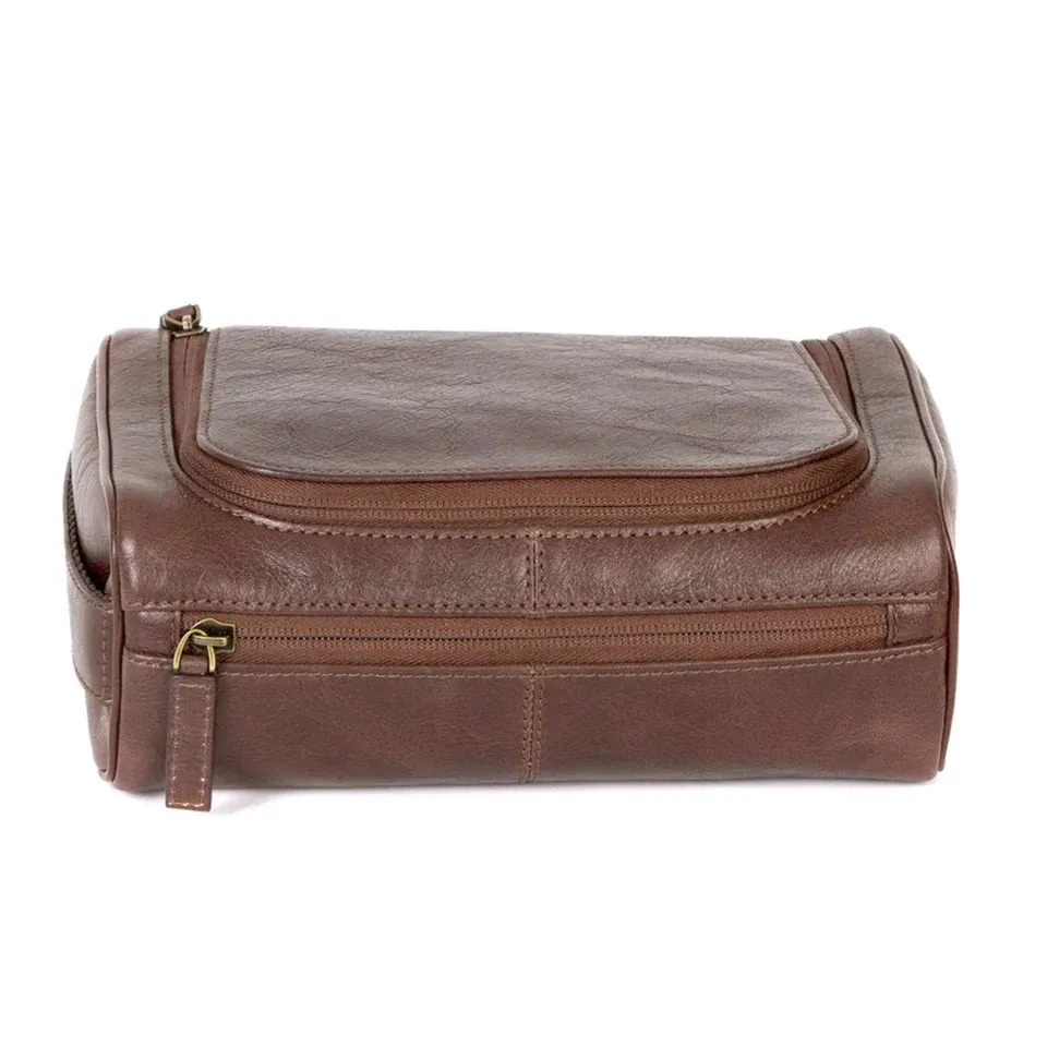Boconi Becker Leather Toiletry Kit