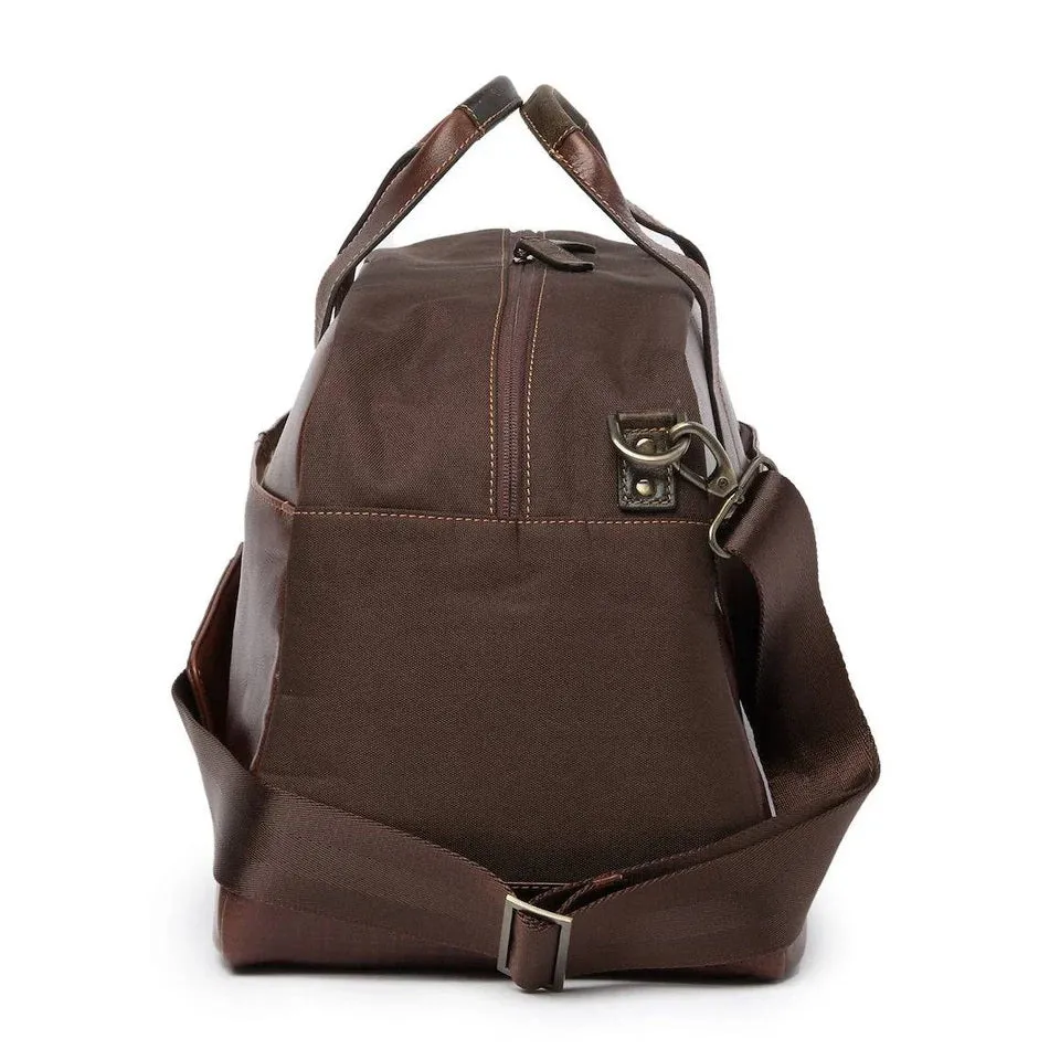 Boconi Garth Commuter Leather Duffle Bag