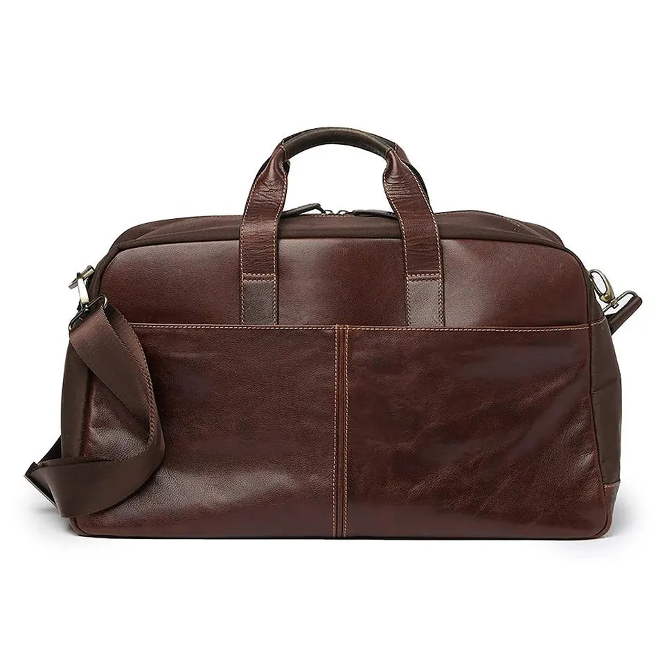 Boconi Garth Commuter Leather Duffle Bag