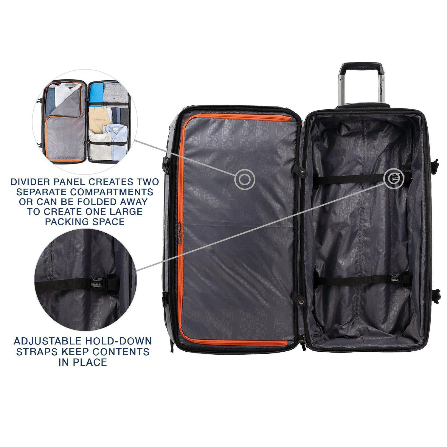 Bold by Travelpro 30" Drop Bottom Rolling Duffel