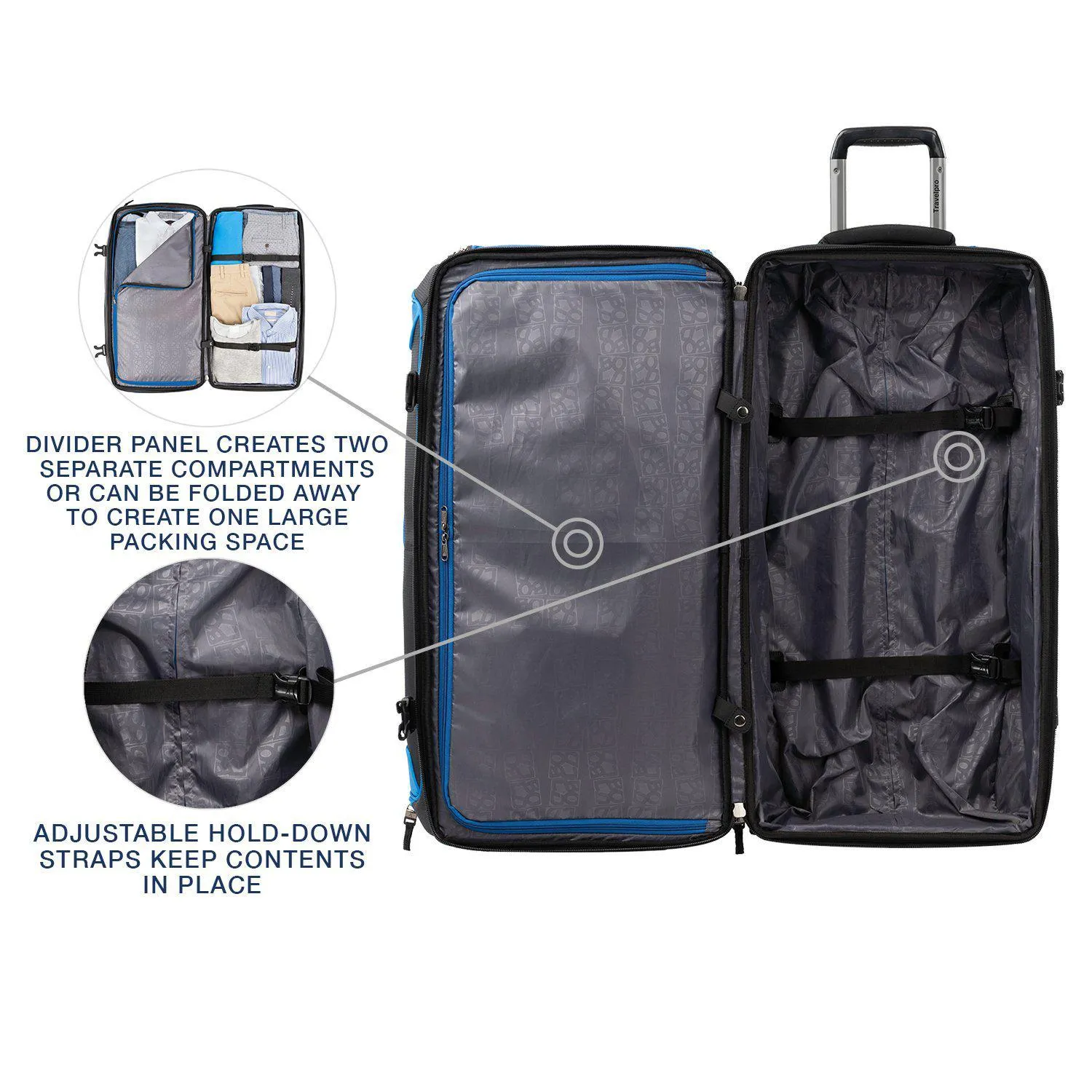 Bold by Travelpro 30" Drop Bottom Rolling Duffel