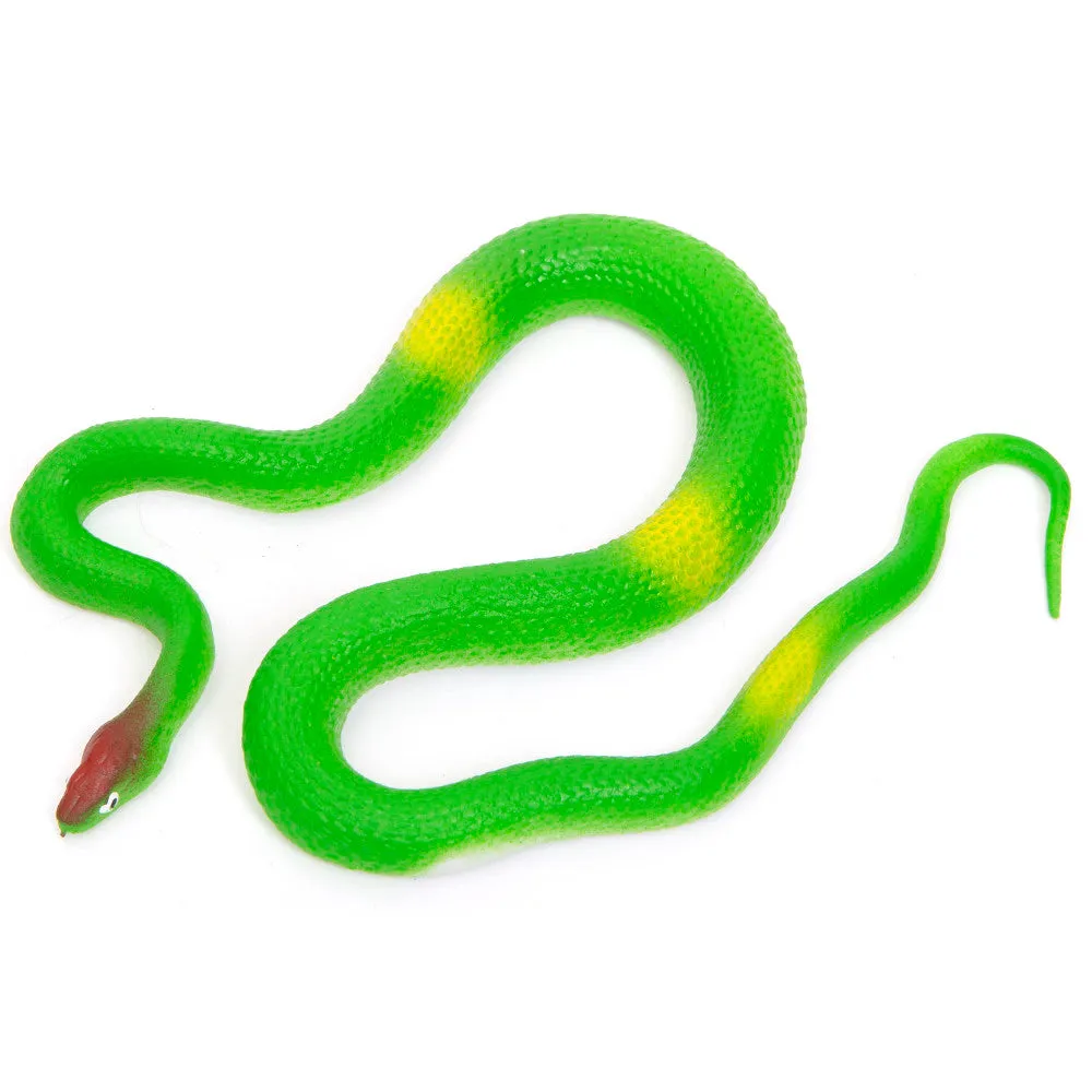 Boley Colorful 19-Inch Lifelike Rubber Snakes - 8 Pack