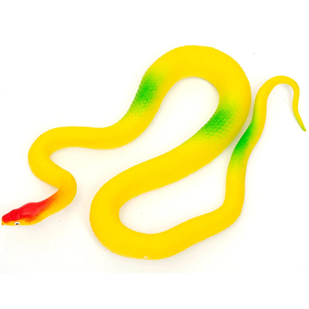 Boley Colorful 19-Inch Lifelike Rubber Snakes - 8 Pack
