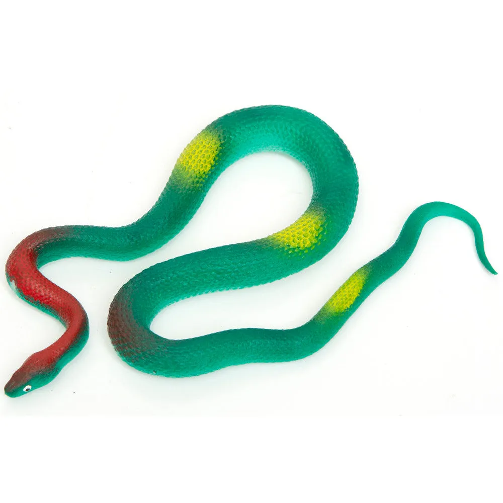 Boley Colorful 19-Inch Lifelike Rubber Snakes - 8 Pack