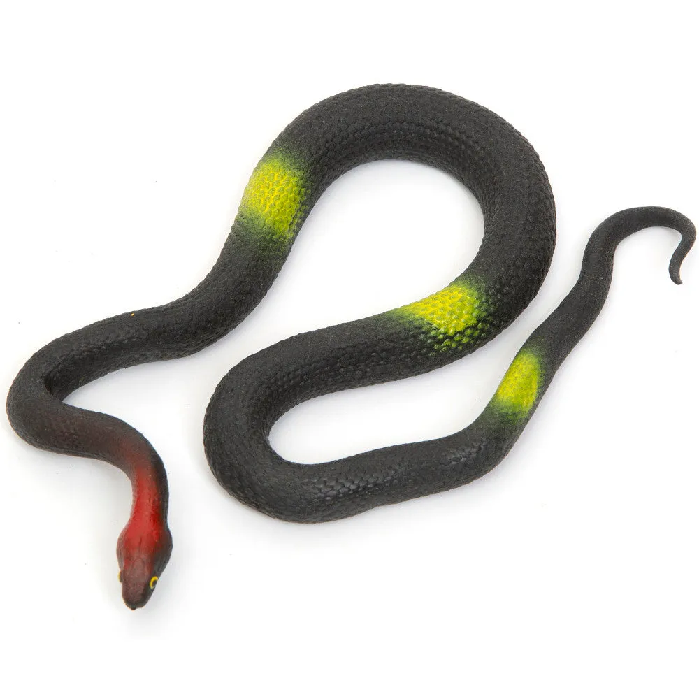 Boley Colorful 19-Inch Lifelike Rubber Snakes - 8 Pack