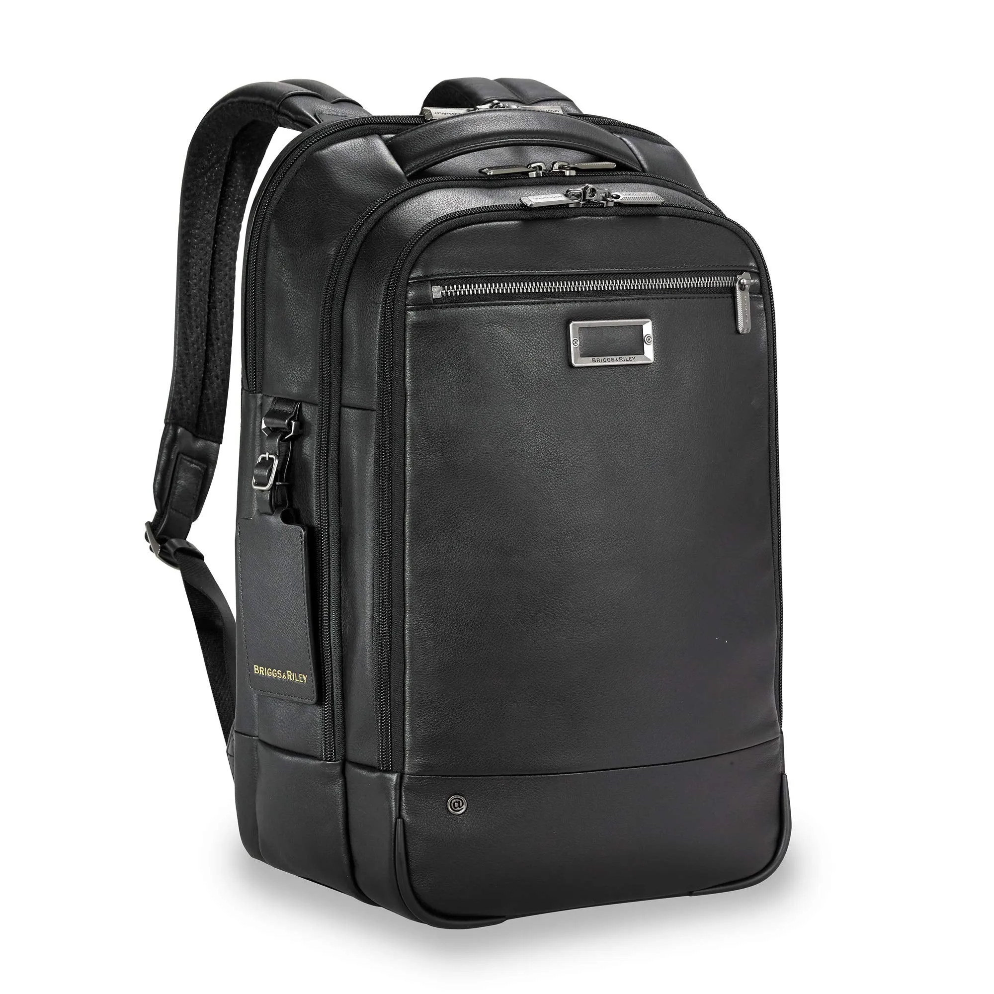 Briggs & Riley @work Leather Medium Backpack