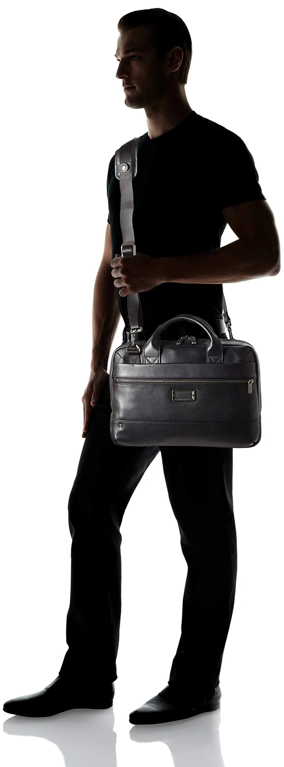 Briggs & Riley @work Leather Slim Brief
