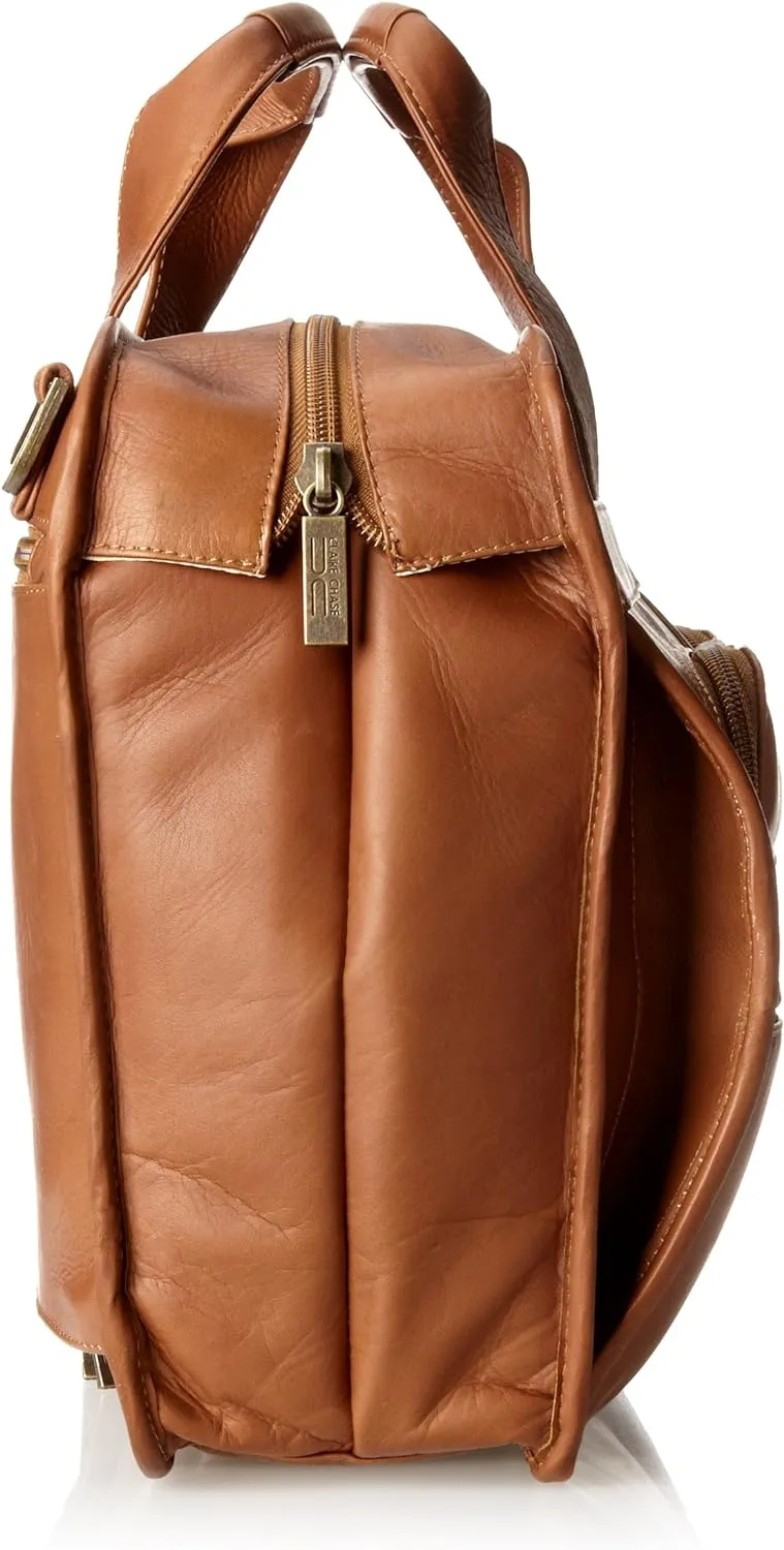 Claire Chase Slimline Executive Computer Leather  Briefcase