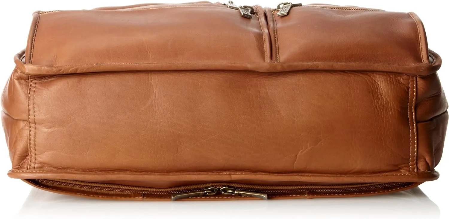 Claire Chase Slimline Executive Computer Leather  Briefcase