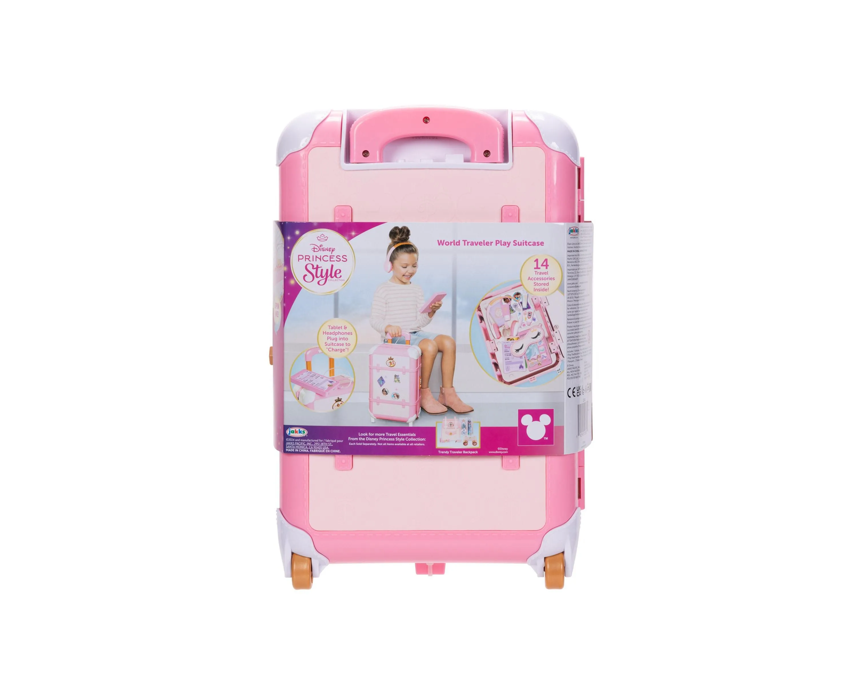 Disney Princess Style Collection 14-Piece World Traveler Suitcase Set