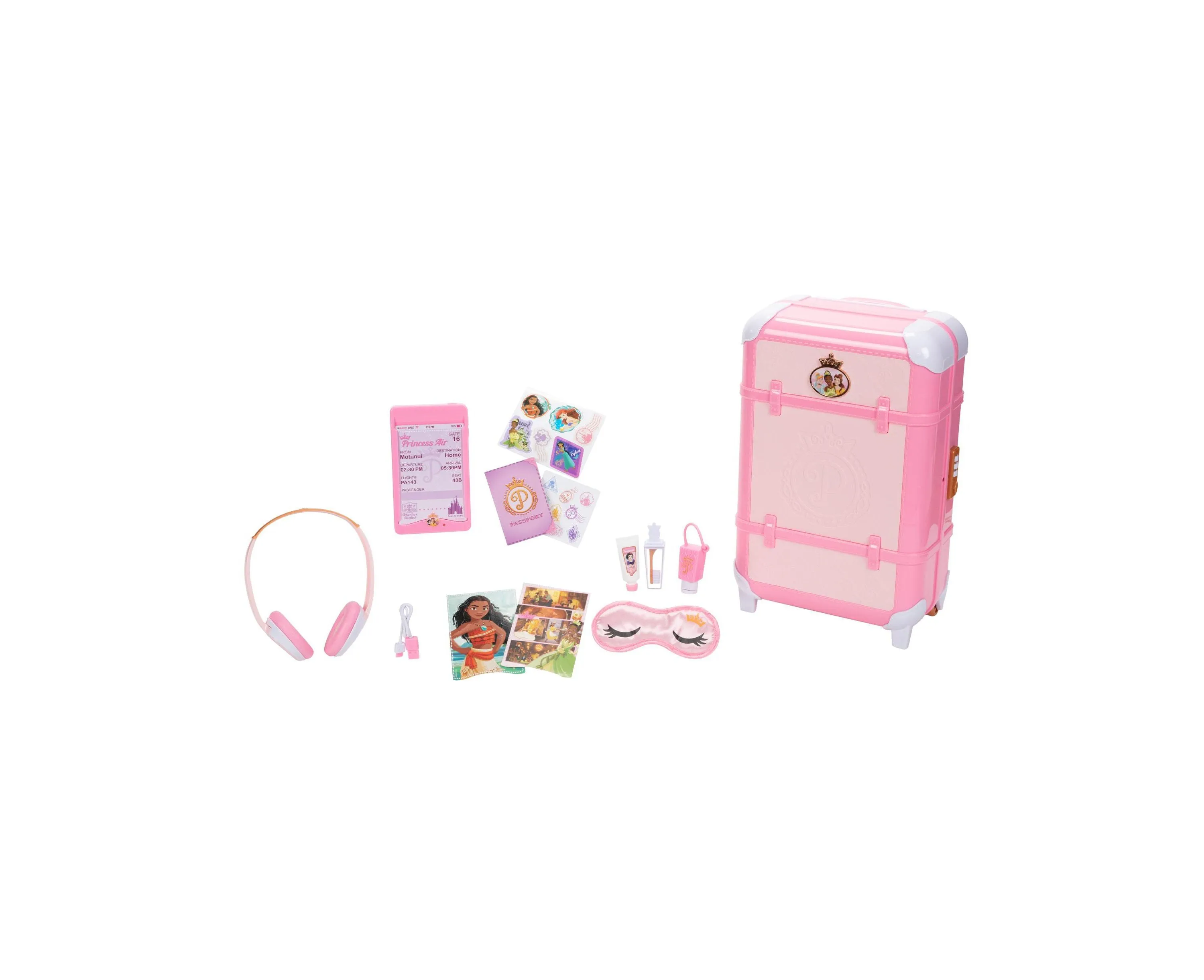 Disney Princess Style Collection 14-Piece World Traveler Suitcase Set