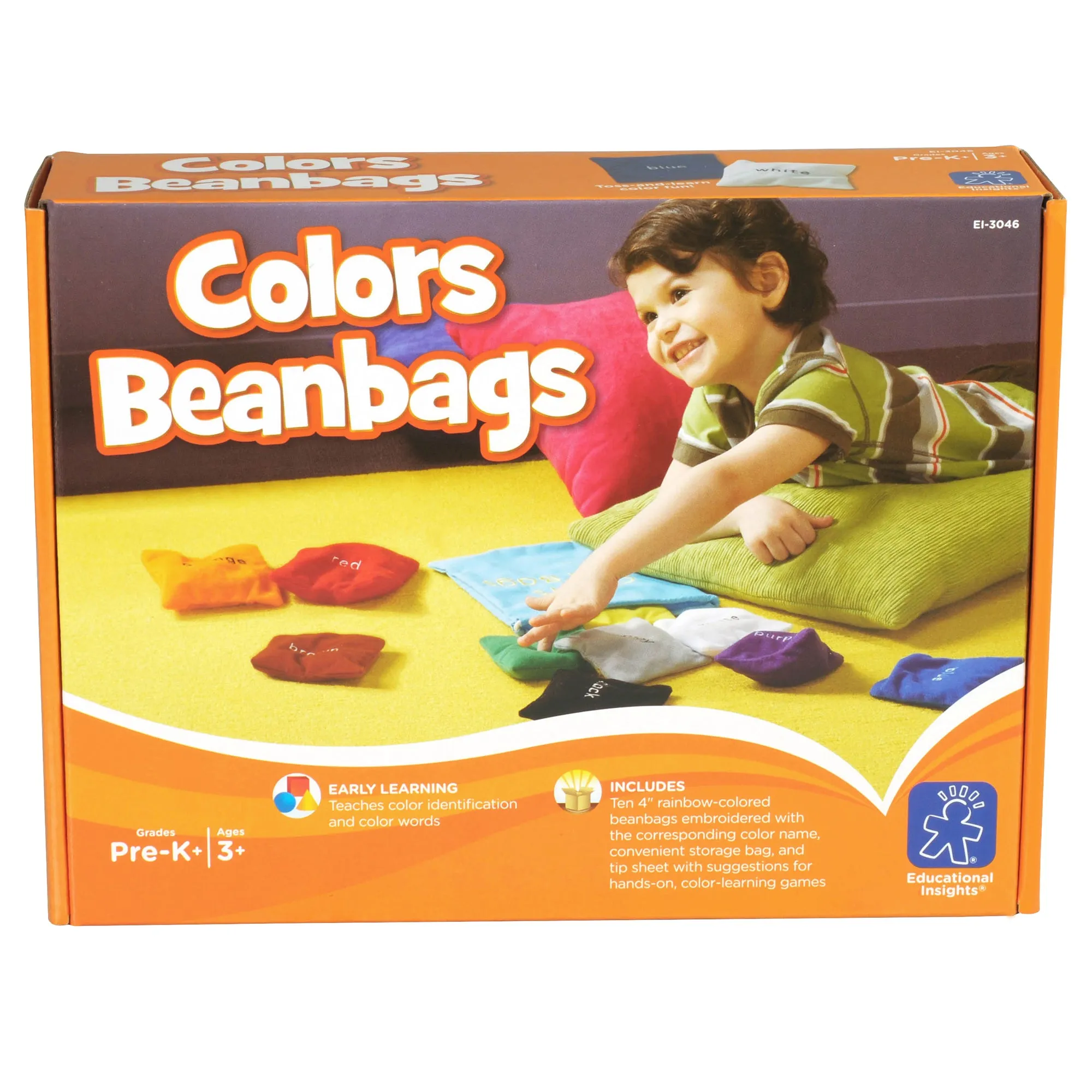 Educational Insights Colorful Learning Bean Bags - 10 Vibrant Colors