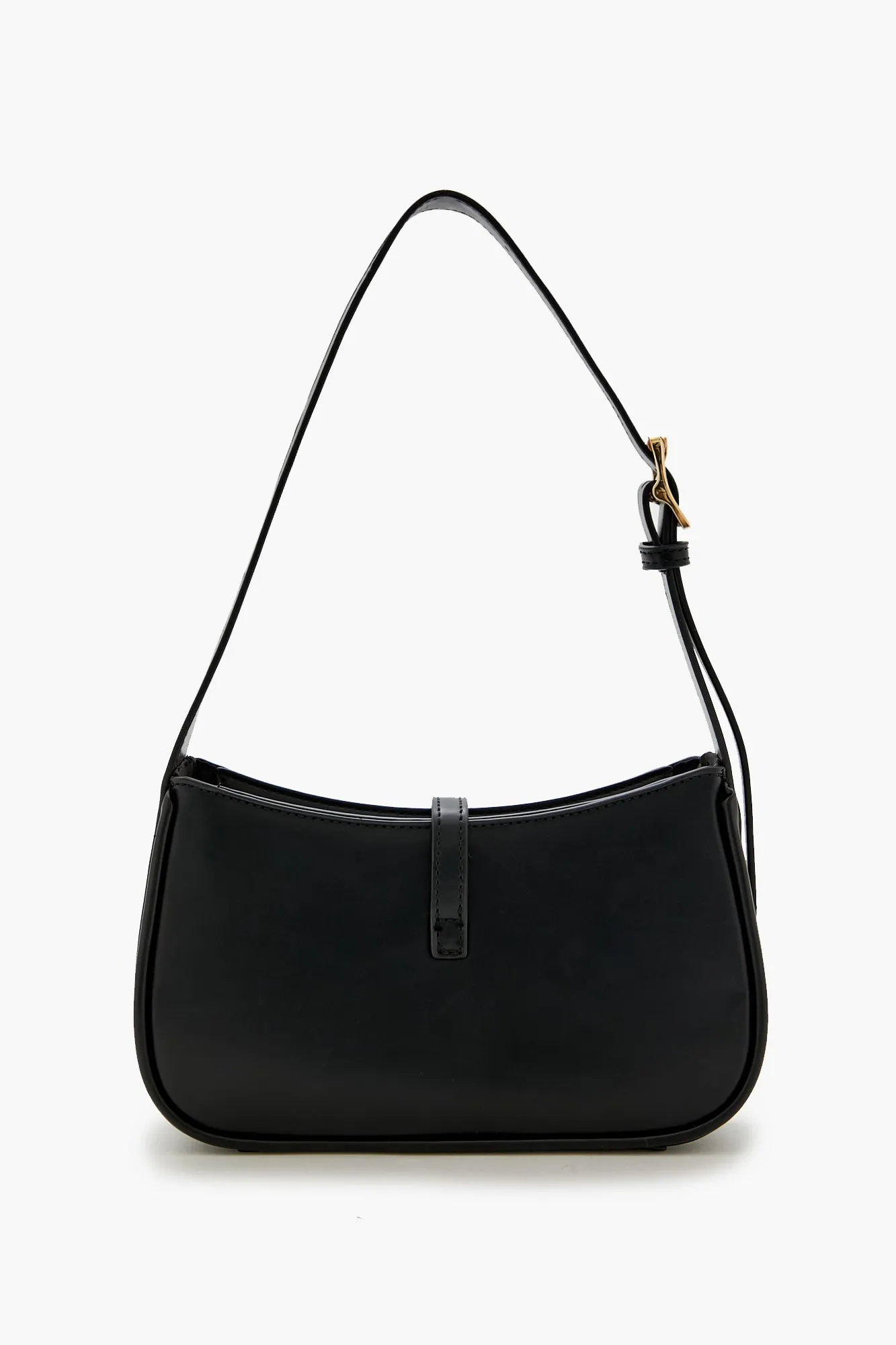 Faux Leather Carabiner Shoulder Bag