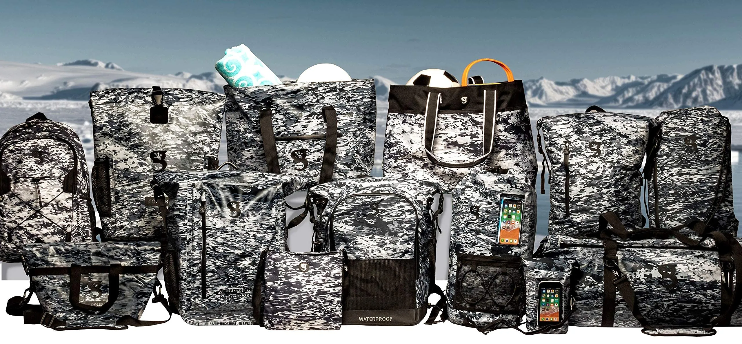 Geckobrands Waterproof 50L PVC Duffel