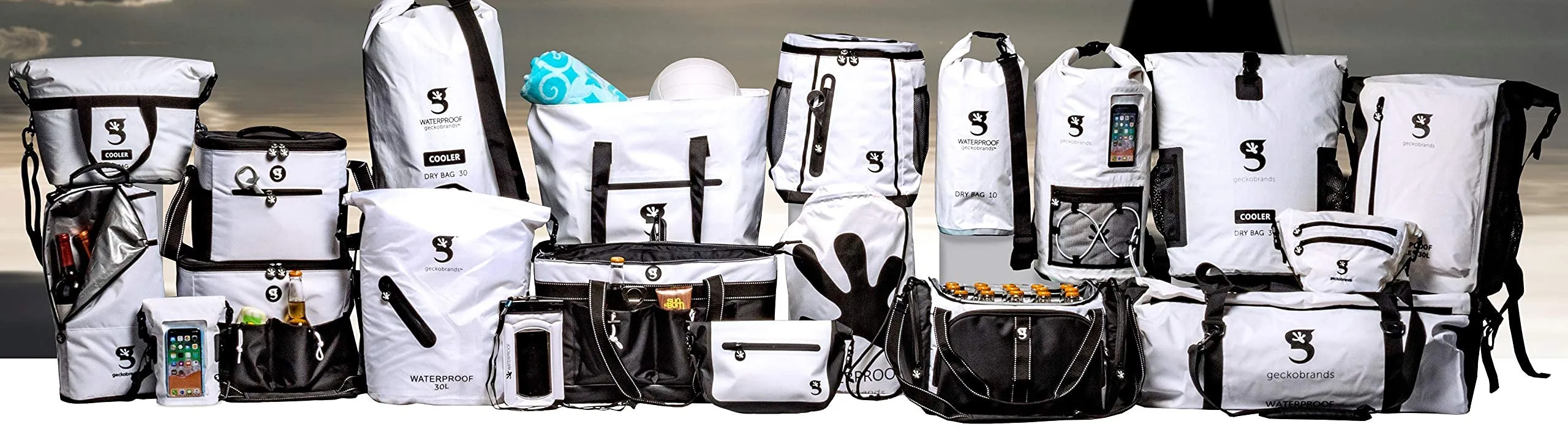 Geckobrands Waterproof 50L PVC Duffel