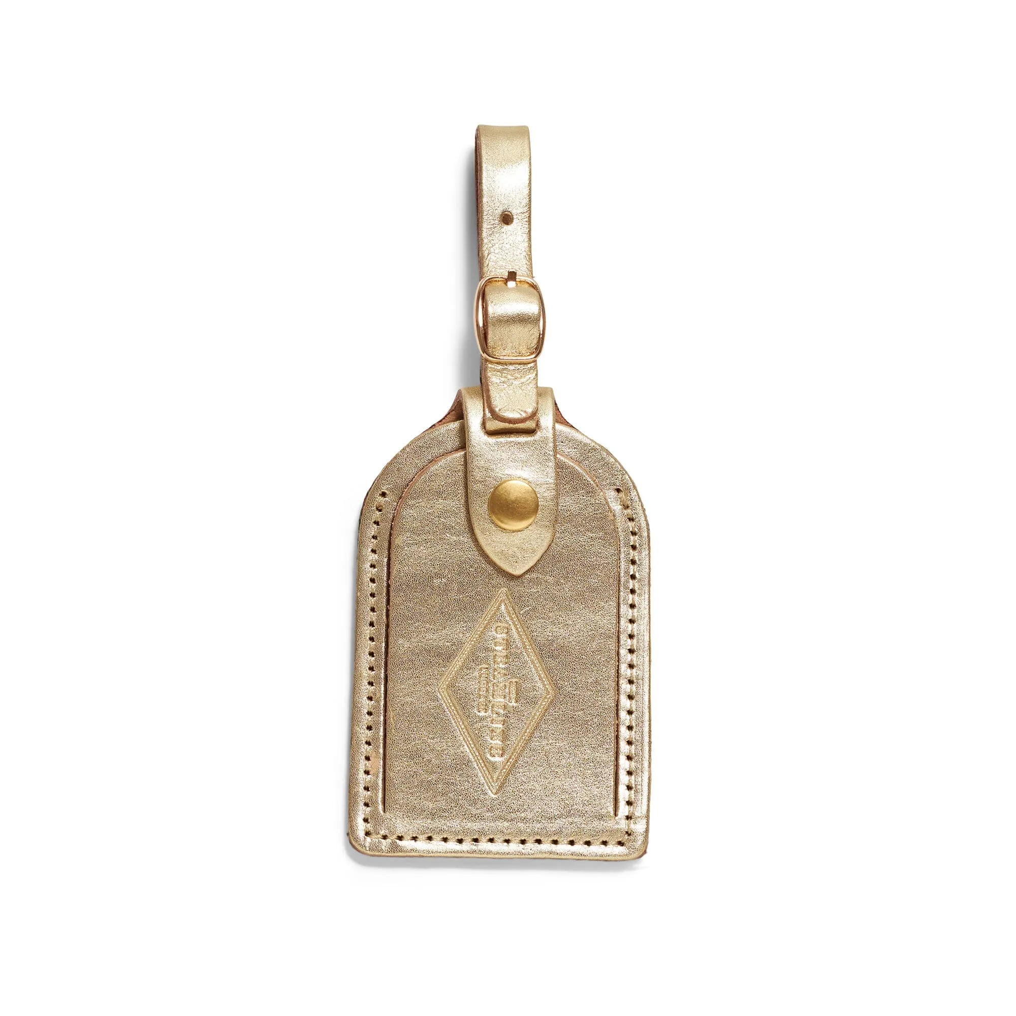 Golden Leather - Luggage Tag