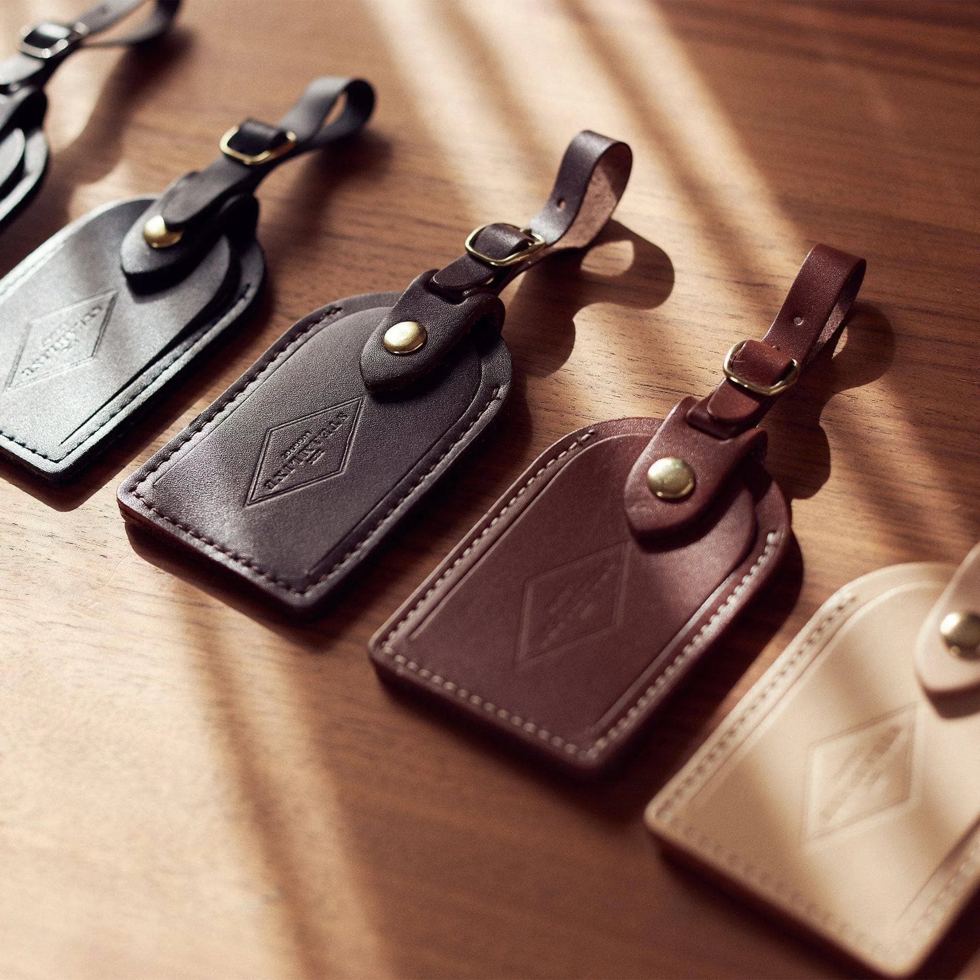 Golden Leather - Luggage Tag