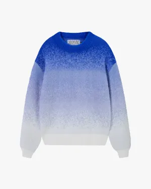 Gradient Cozy Sweater Blue