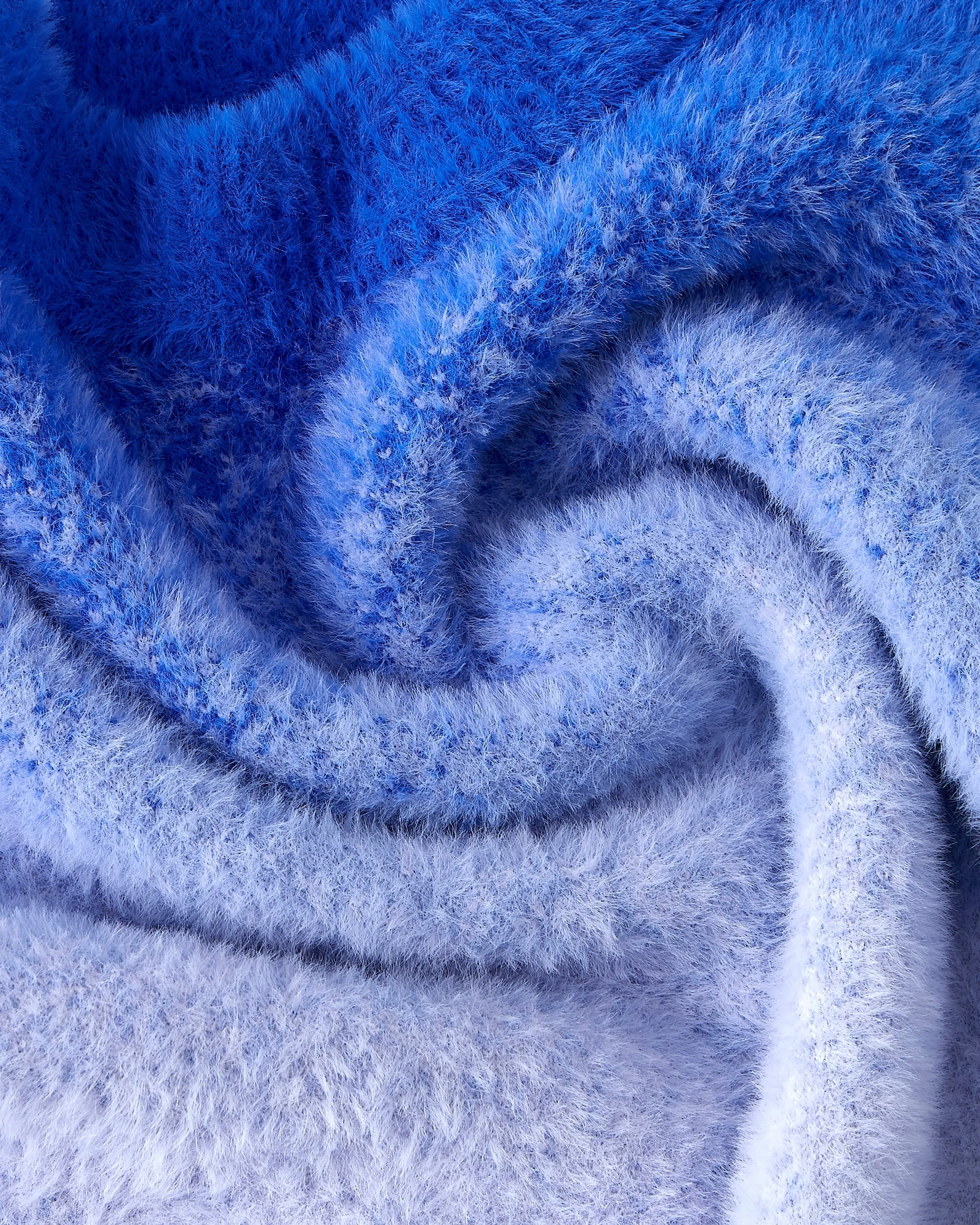 Gradient Cozy Sweater Blue