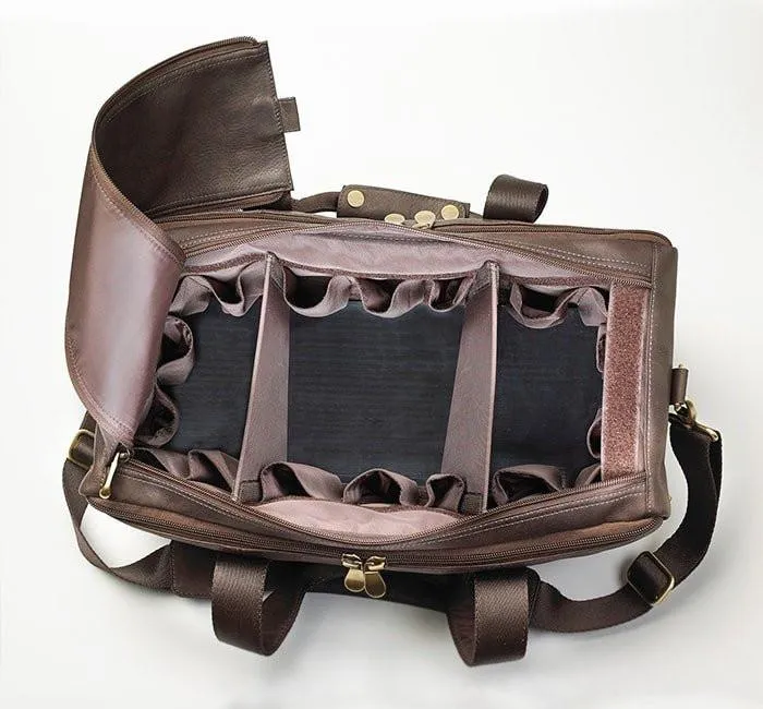GTM CCW Leather Concealed Carry Range Bag