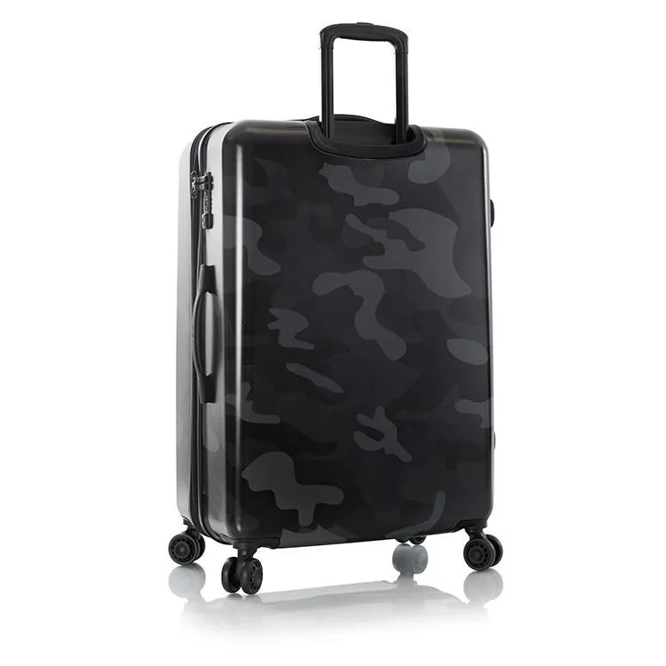 Heys Black Camo Fashion Spinner 3 Piece Set