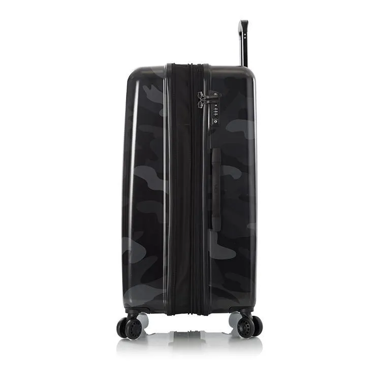 Heys Black Camo Fashion Spinner 3 Piece Set