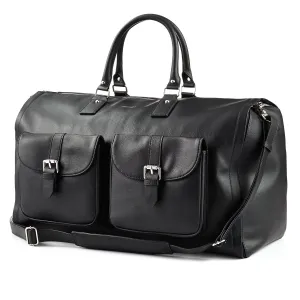 Hook and Albert Men's Leather Garment Weekender Bag