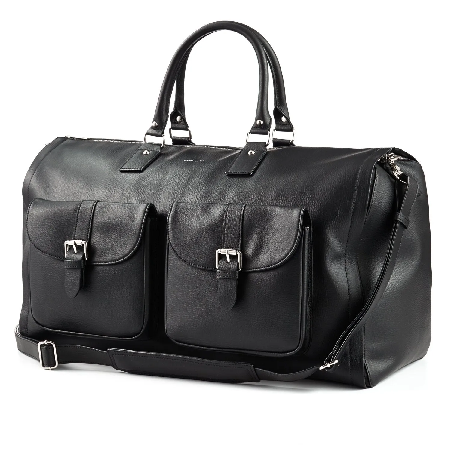 Hook and Albert Men's Leather Garment Weekender Bag