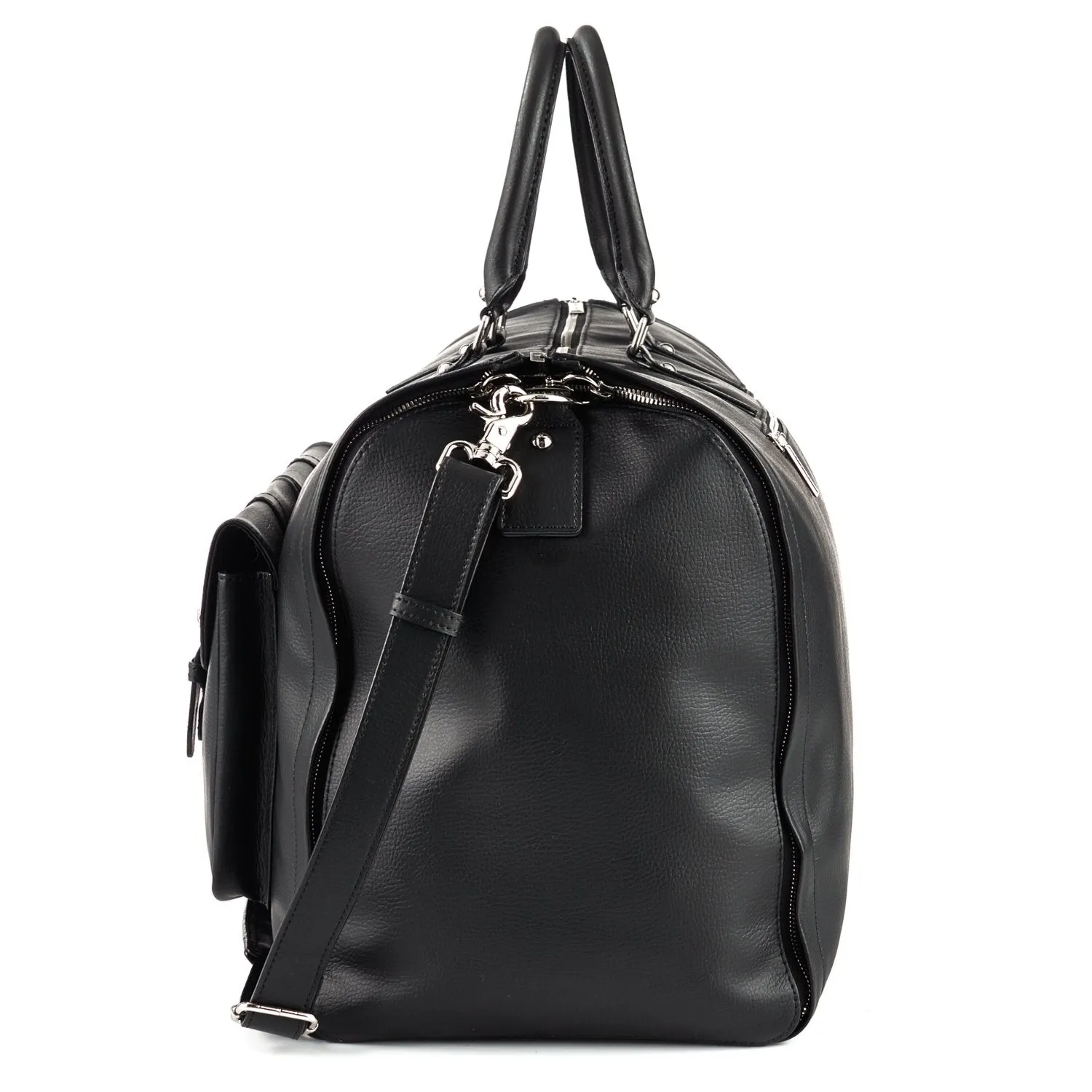 Hook and Albert Men's Leather Garment Weekender Bag