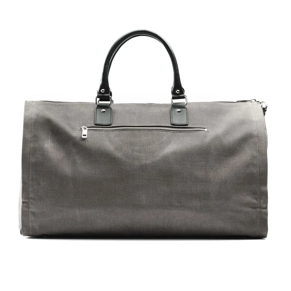 Hook and Albert Men's Waxed Canvas Garment Weekender Bag