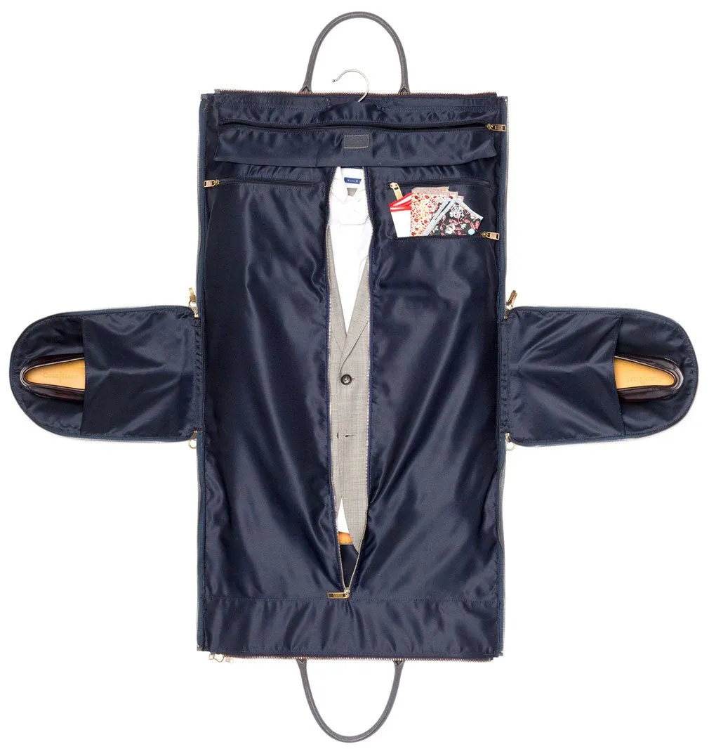 Hook and Albert Men's Waxed Canvas Garment Weekender Bag