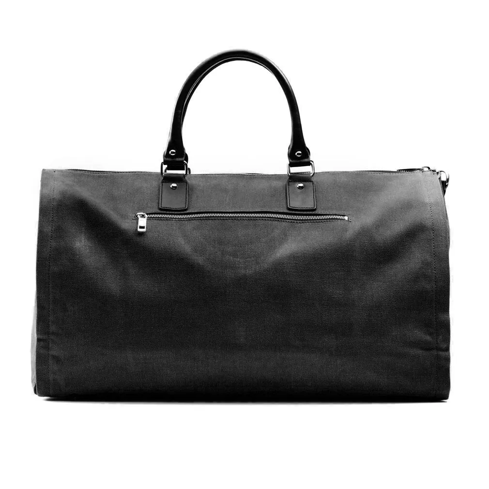 Hook and Albert Men's Waxed Canvas Garment Weekender Bag