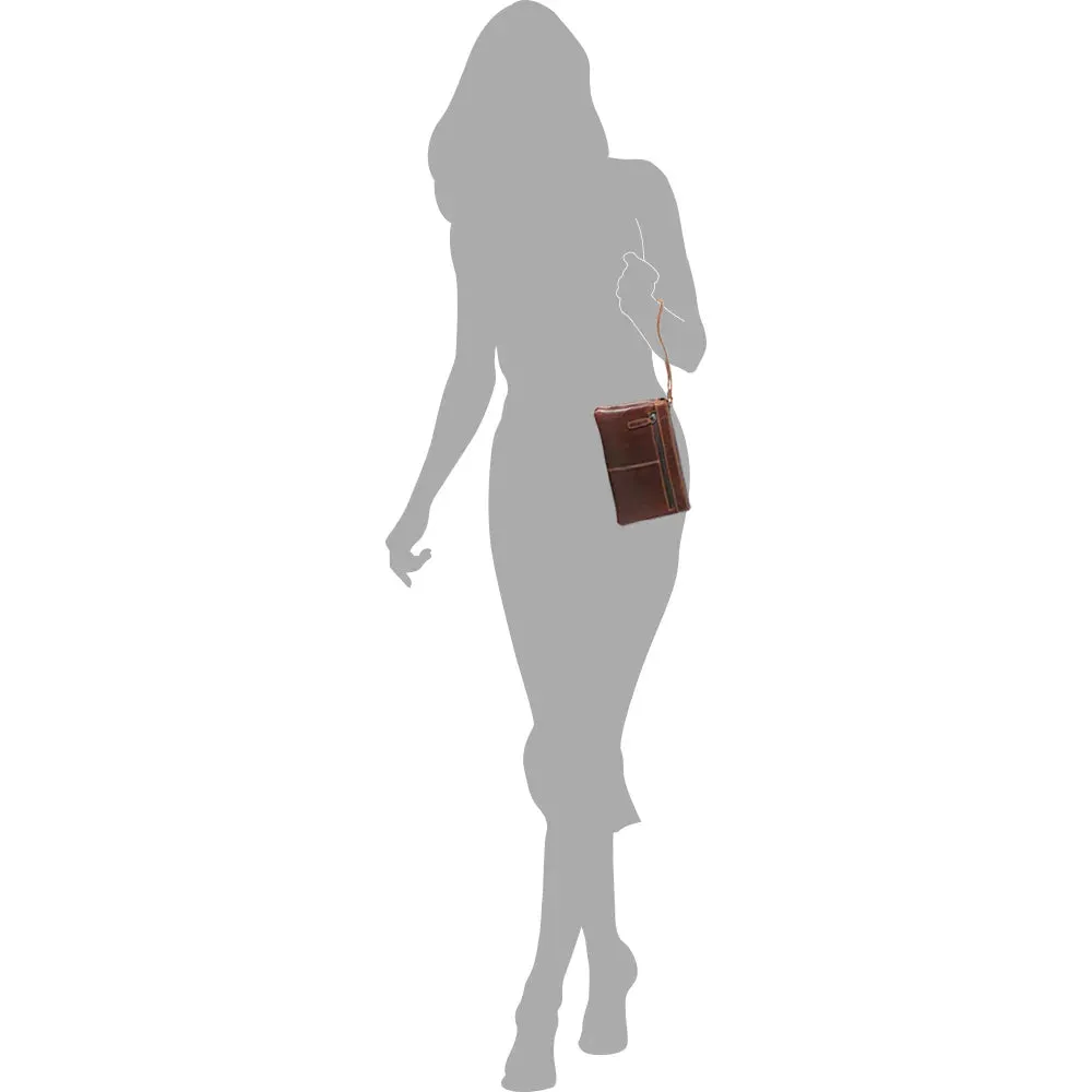 Jack Georges Voyager Zippered Wristlet Clutch