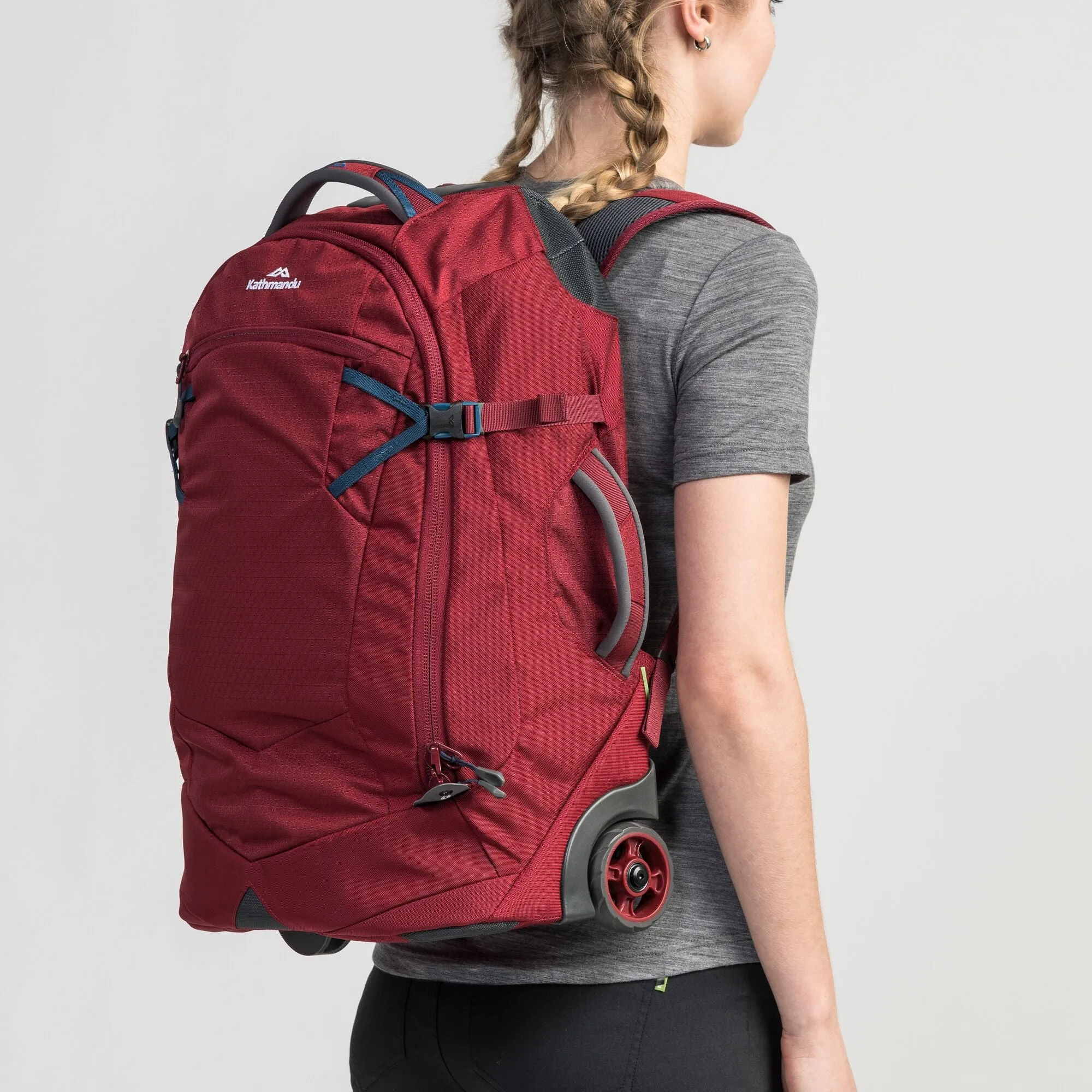 Kathmandu Hybrid Trolley v2 32L 2-Wheel Wheeled Duffel Bags