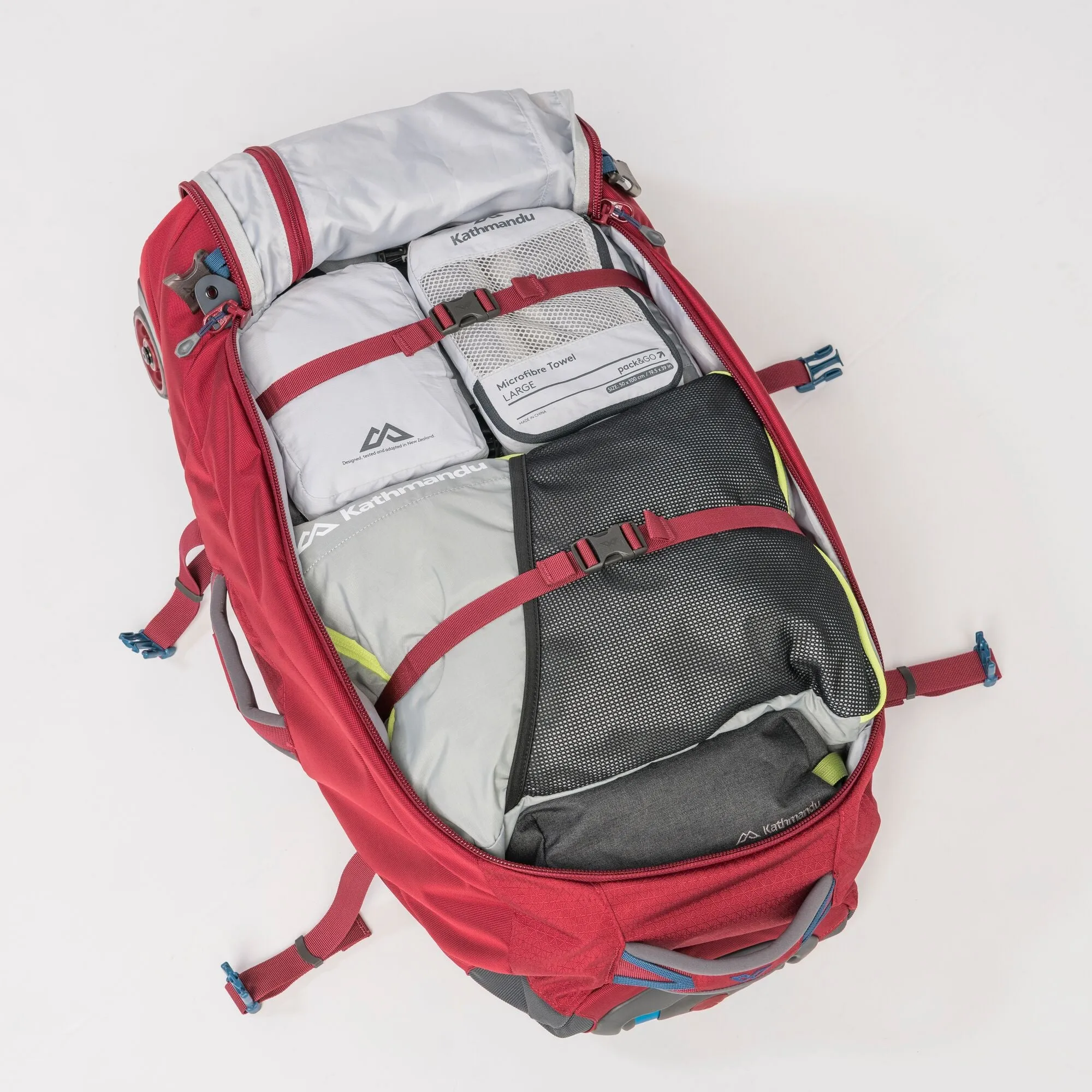 Kathmandu Hybrid Trolley v4 50L 2-Wheel Wheeled Duffel Bags