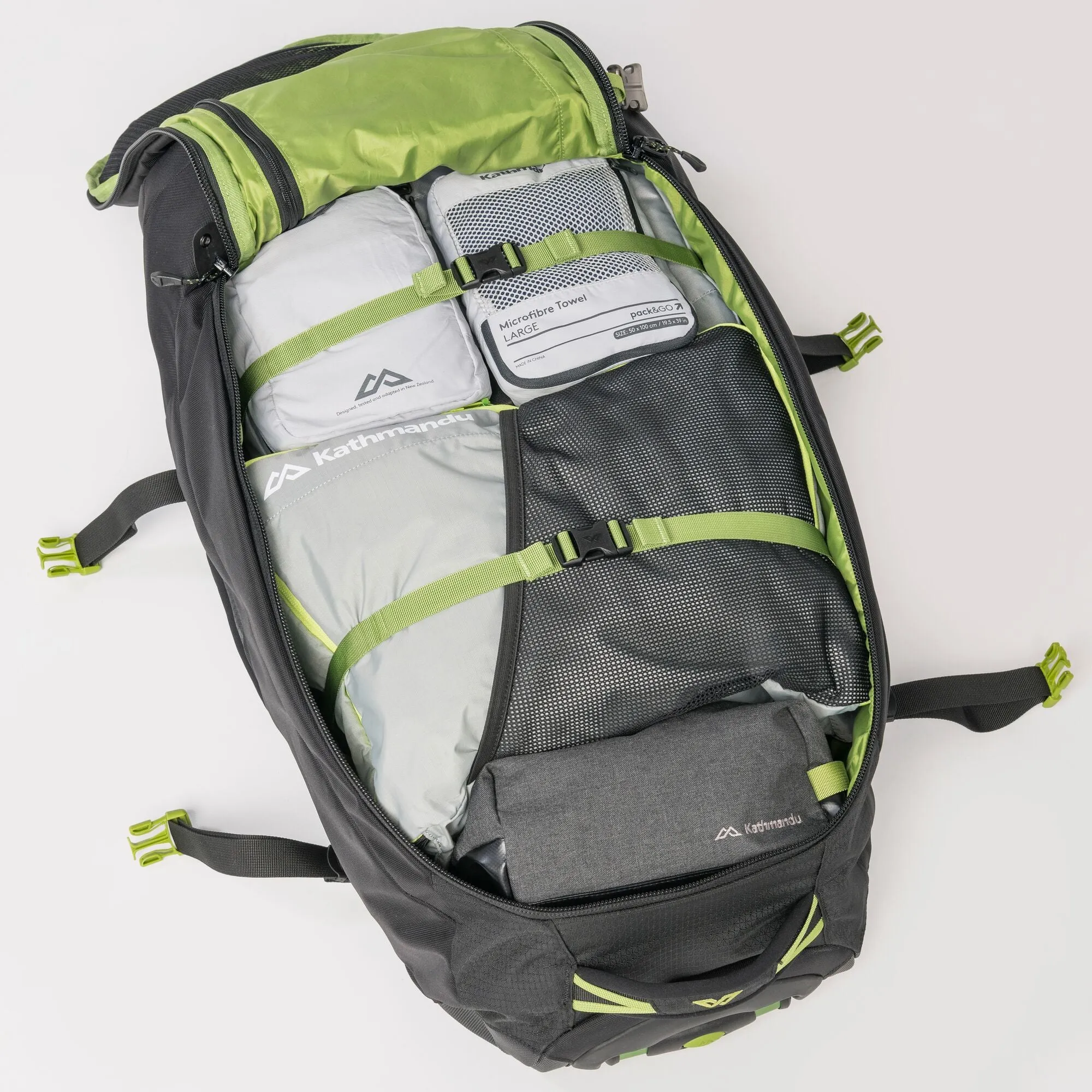 Kathmandu Hybrid Trolley v4 50L 2-Wheel Wheeled Duffel Bags