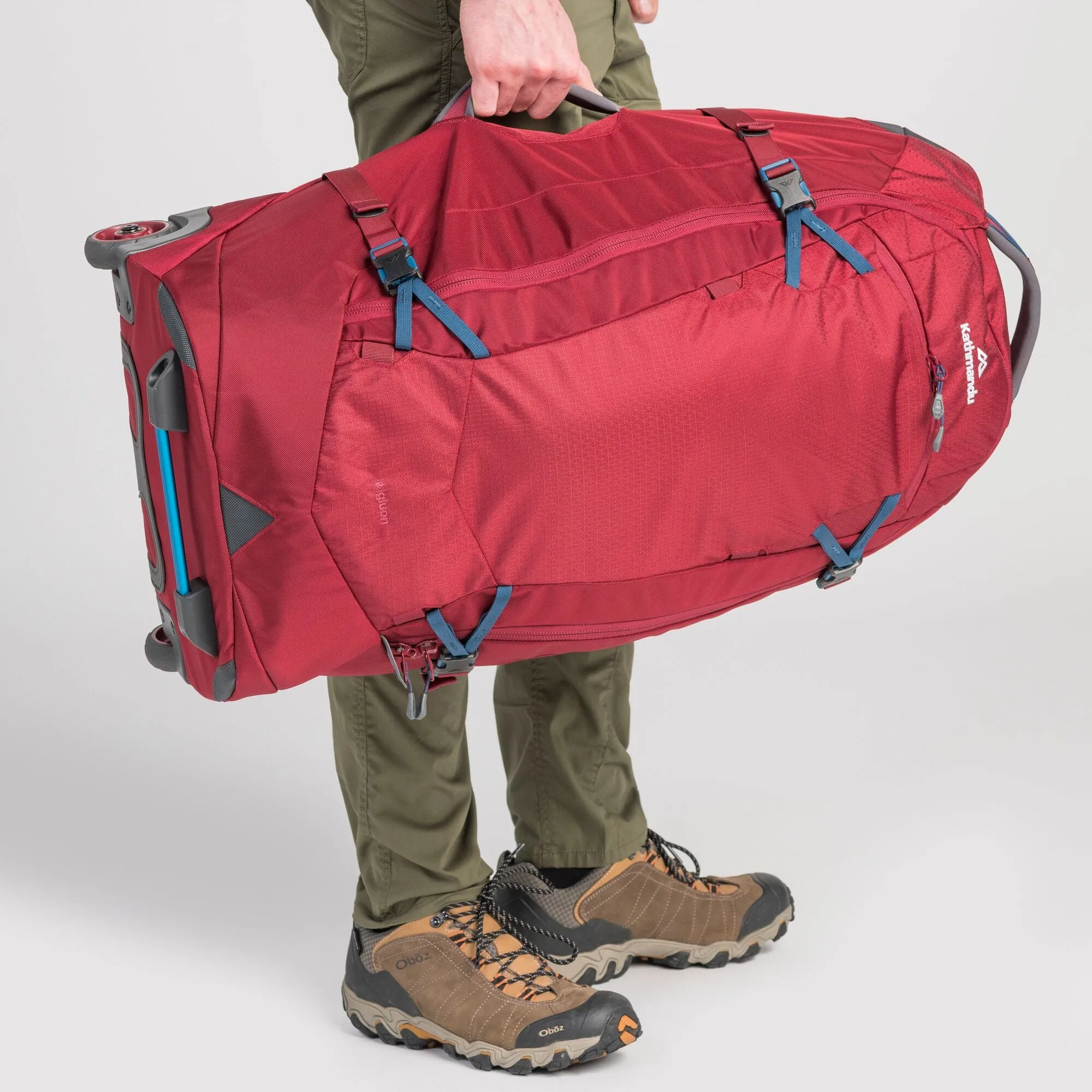 Kathmandu Hybrid Trolley v4 70L 2-Wheel Wheeled Duffel Bags