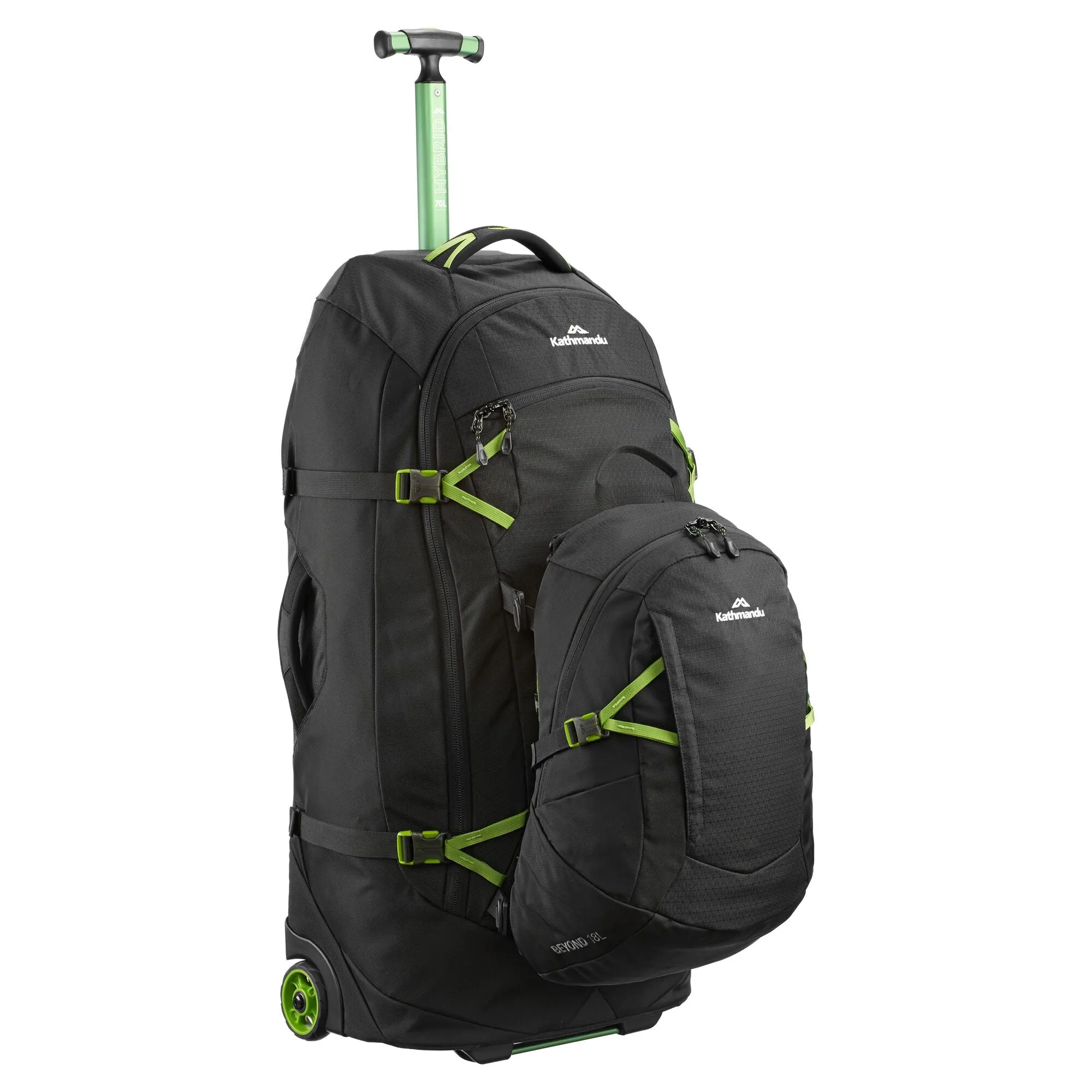 Kathmandu Hybrid Trolley v4 70L 2-Wheel Wheeled Duffel Bags