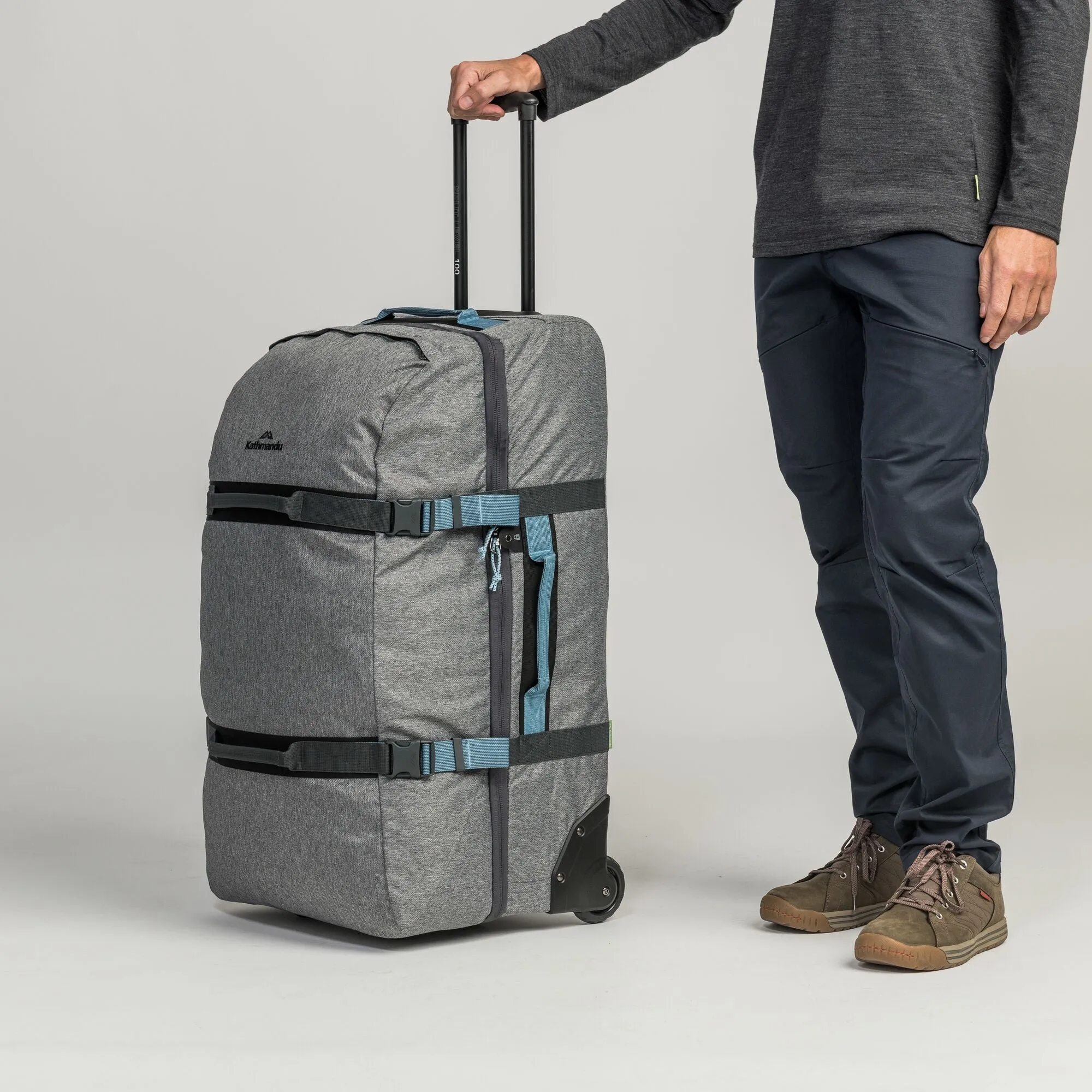 Kathmandu Split Level Trolley V2 100L 2-Wheel Wheeled Duffel Bags