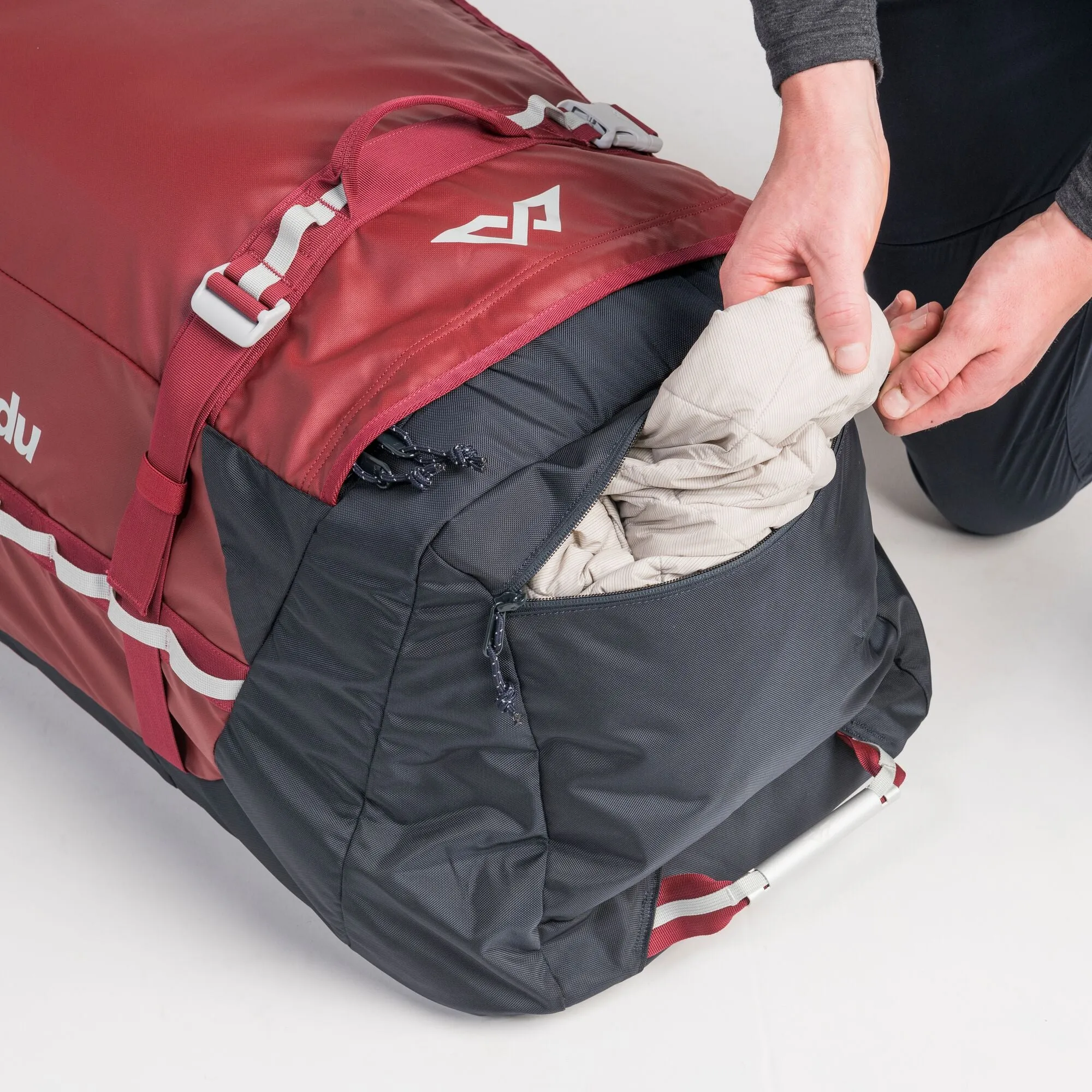 Kathmandu Super Tanker Trolley  120L 2-Wheel Wheeled Duffel Bags