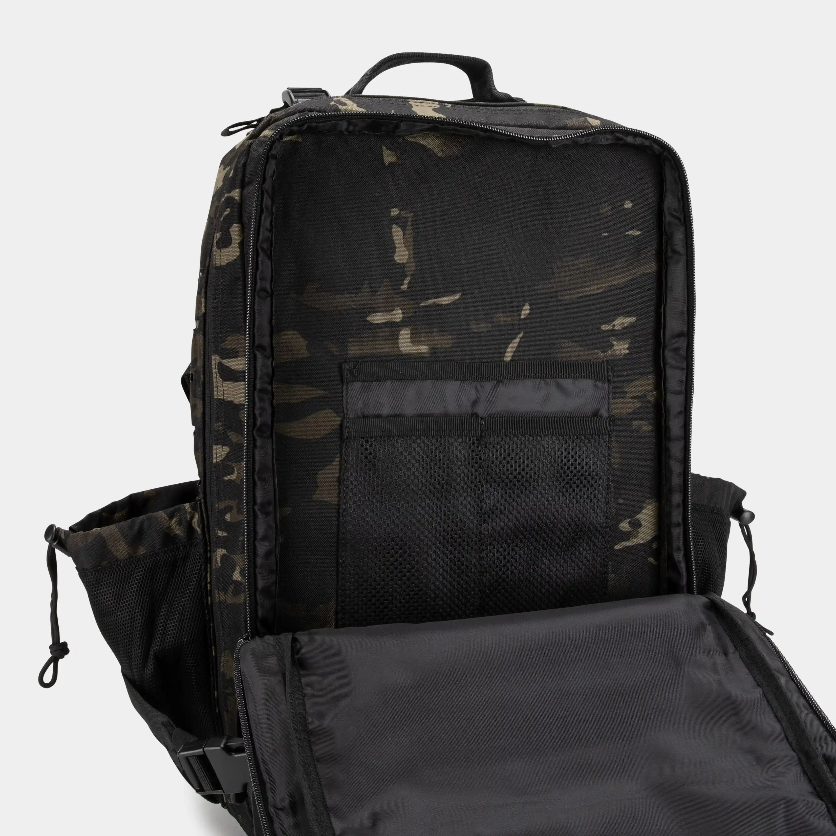 Large Black Camo 45L Gym Backpack